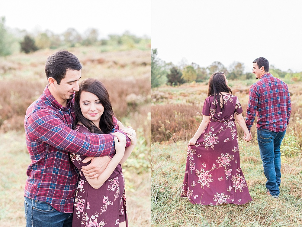 lancaster county park engagement session, fine art film inspired engagement session, rebecca shivers photography