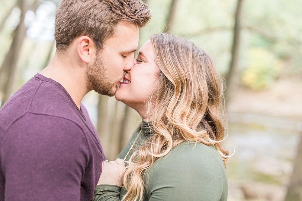 lancaster wedding photographer marietta river trail engagement session adventure engagement lancaster stream engagement fine art film inspired light and airy photography
