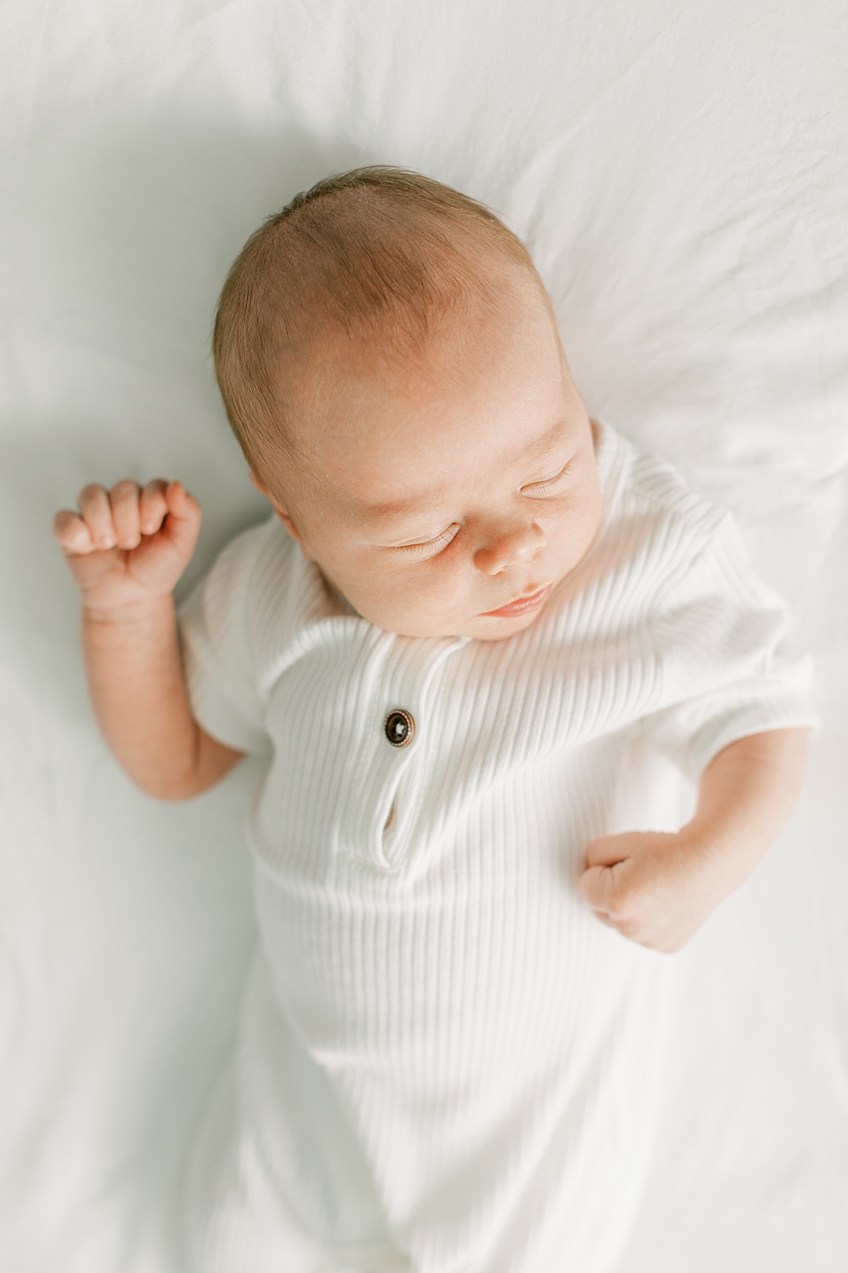 newborn photography session baby boy