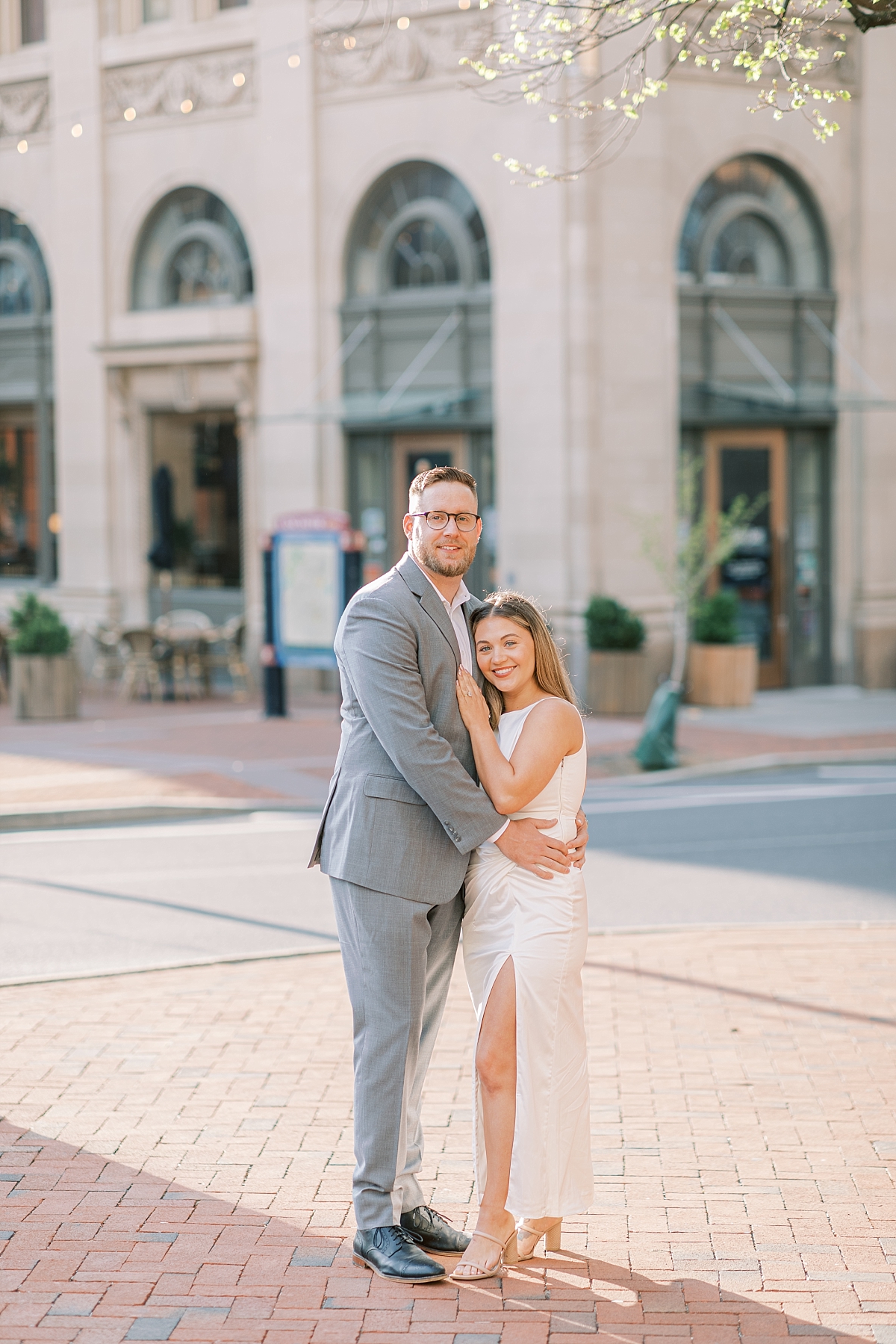 engagement session in Lancaster city, pa