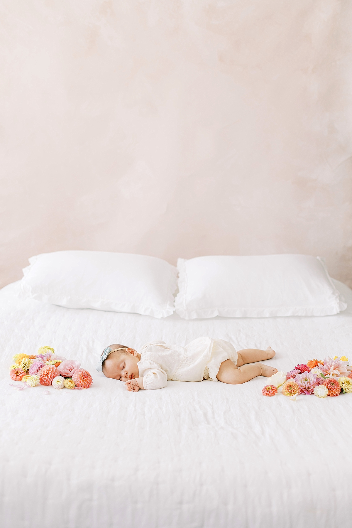 lancaster lititz newborn photo studio baby flowers