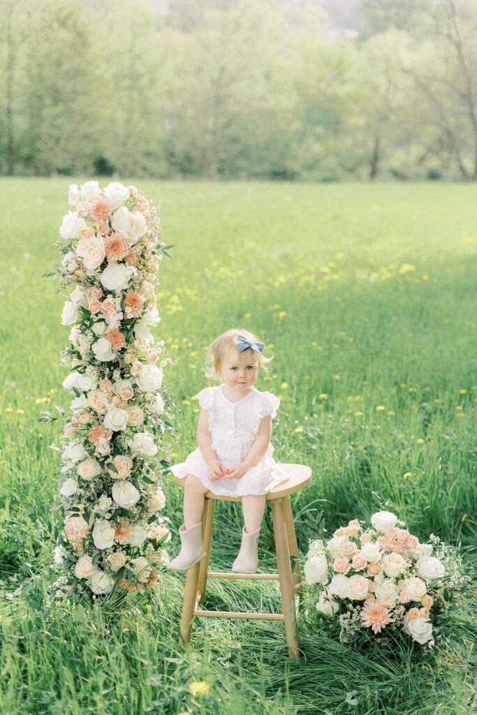 floral motherhood mommy and me session lancaster, pa