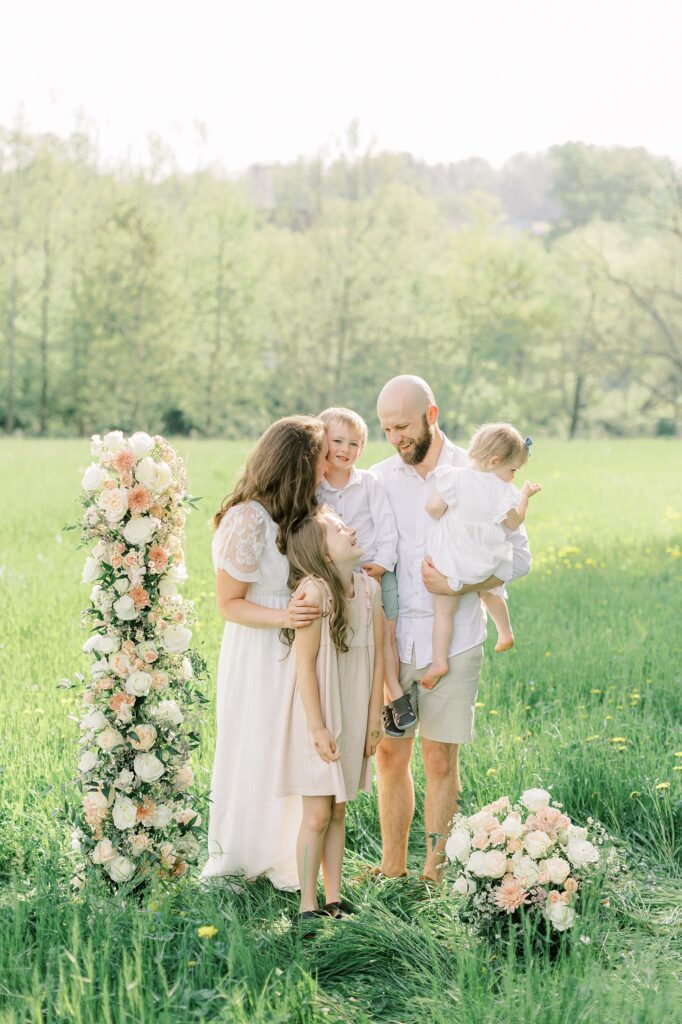 floral motherhood mommy and me session lancaster, pa lititz pa